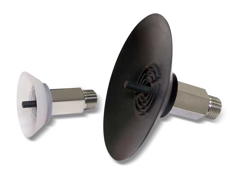 Portaventose semplici con tastatore, senza molleggio