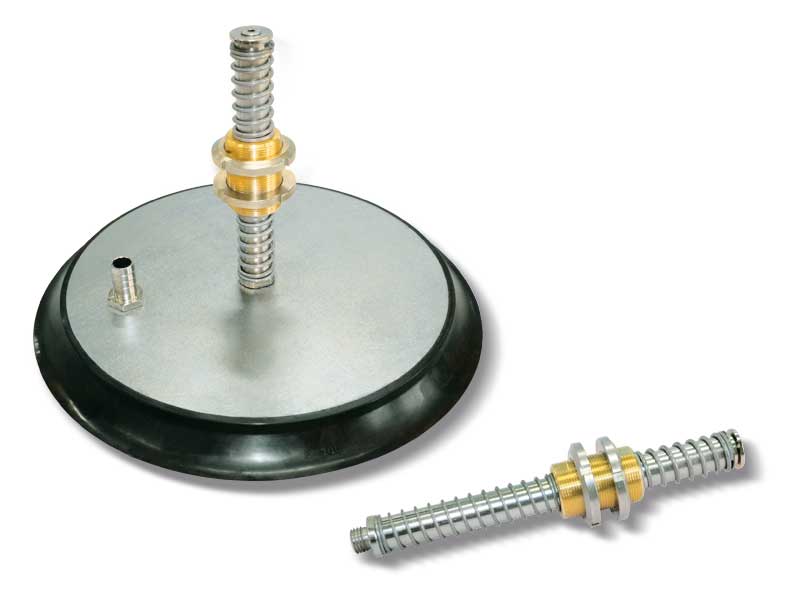 Portaventose speciali con doppio molleggio