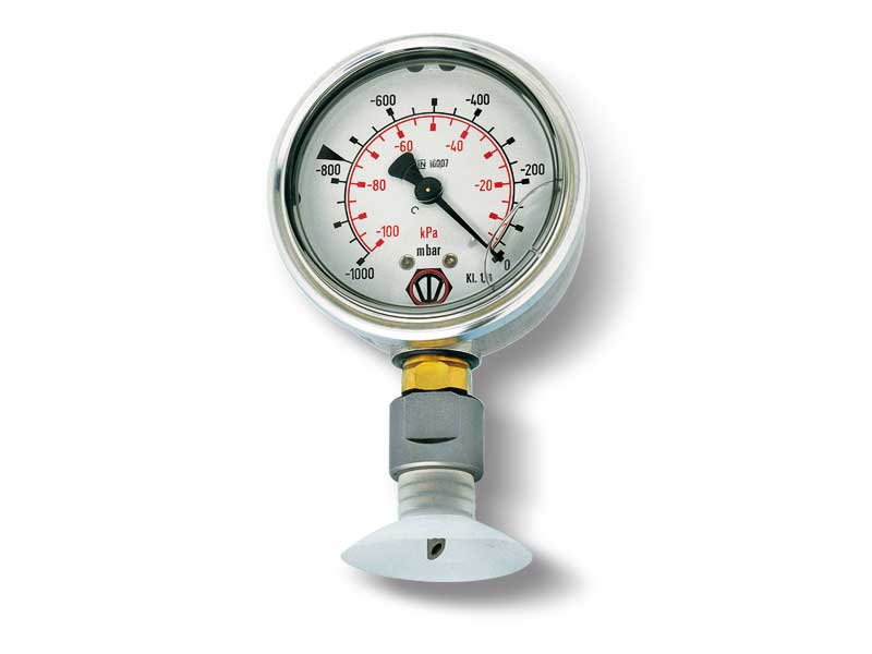 Vuotometro con punzone d’acciaio