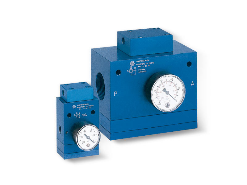 Riduttori di vuoto con regolazione pneumatica