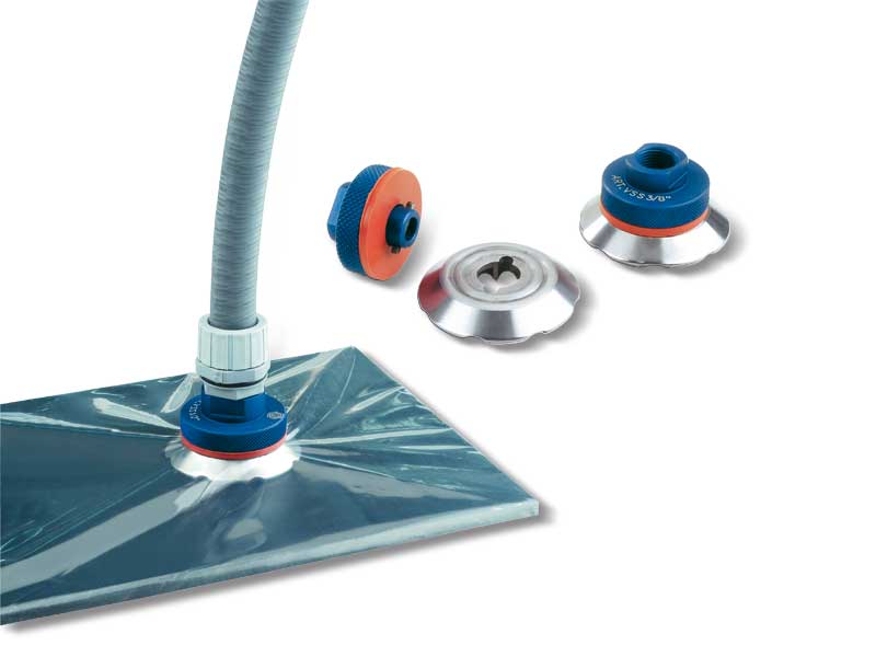 Valvole d’aspirazione per sacchi di pressatura sottovuoto