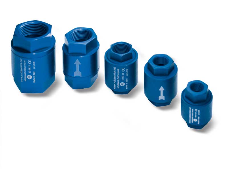 Valvole di ritegno a membrana