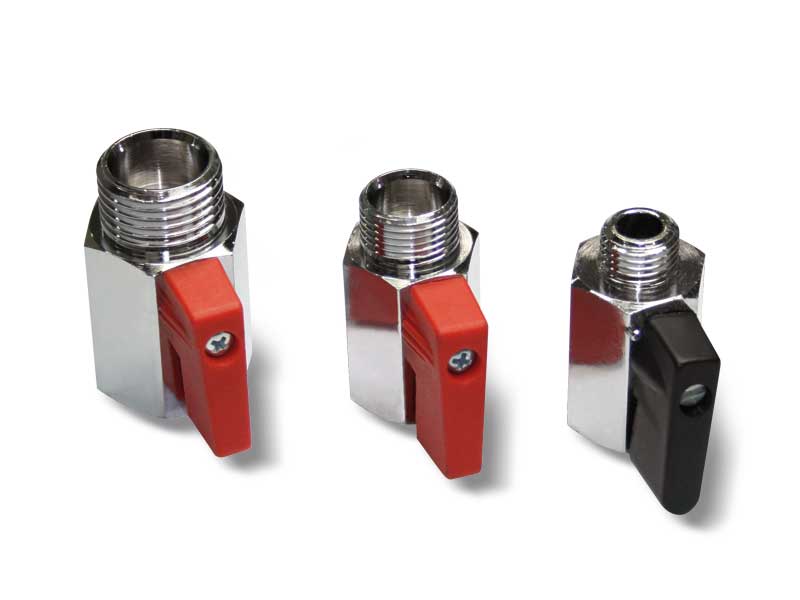 Valvole per vuoto manuali mignon a 2 vie