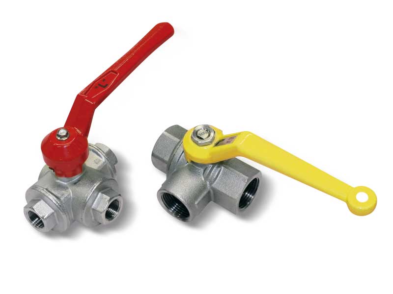 Valvole per vuoto manuali a 3 vie