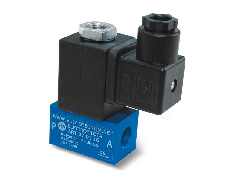 Elettropiloti per vuoto a 3 vie