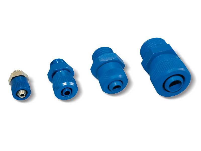 Raccordi, tappi e guarnizioni in nylon