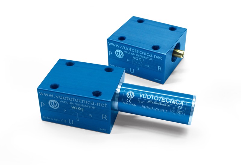 Generatori di vuoto monostadio VG 03, VG 03 LP e VG 05 LP