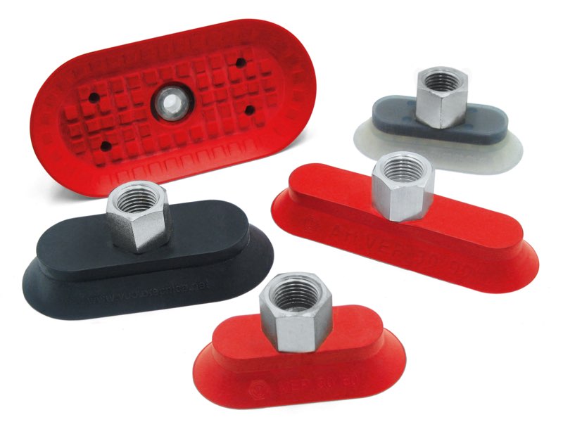 Maxigrip cups - Ventose ellittiche piane e a soffietto