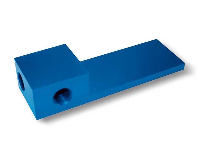 Piastra di chiusura con distributore, per barre di presa OCTOPUS prive di generatore di vuoto