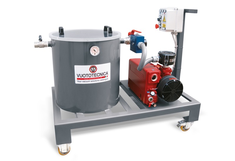 Sistema mobile per infusione sottovuoto di resine