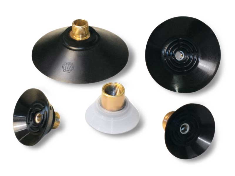 Ventose con supporto vulcanizzato