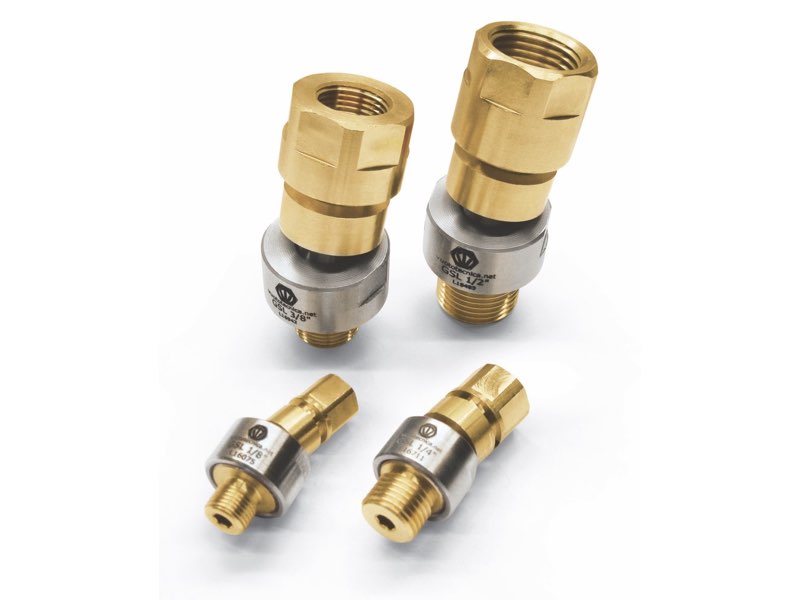 Giunti a snodo sferico con connessione vuoto assiale