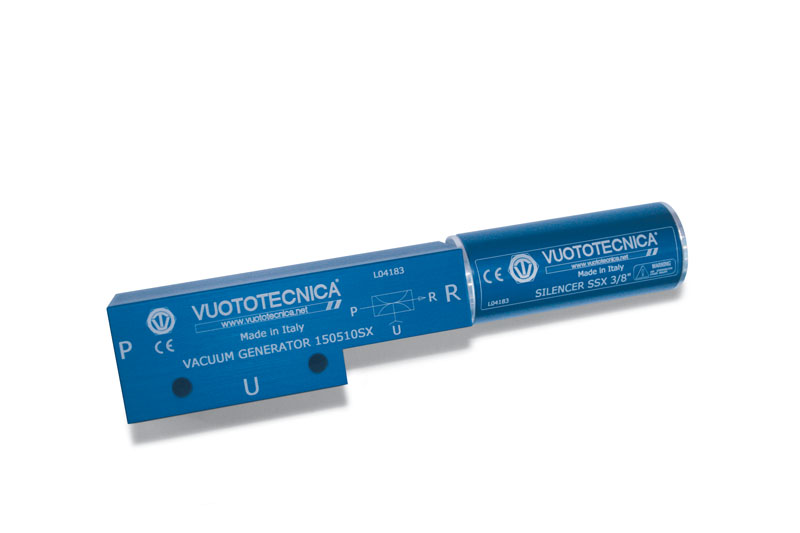 Generatori di vuoto monostadio 15 05 08 SX e 15 05 10 SX