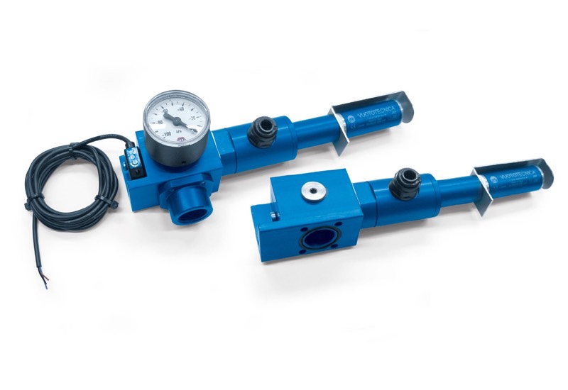 Generatore di vuoto conveyor PVR 25 MS, con supporto di fissaggio alle ventose