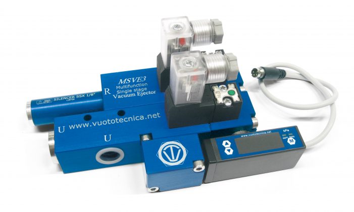 Generatori di vuoto monostadio e multifunzione serie MSVE 3 e MSVE 5