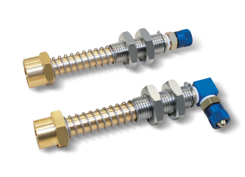 Portaventose mini con attacchi filettati maschio e femmina