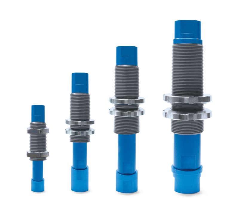 Portaventose antirotativi con molla incassata e attacco femmina o maschio