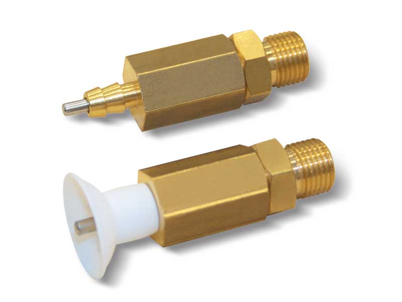 Portaventose mini con tastatore, senza molleggio