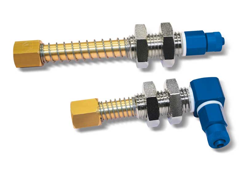 Portaventose semplici con attacchi filettati maschio e femmina